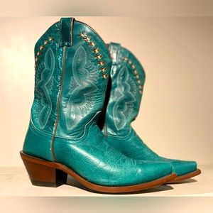 Turquoise Boots